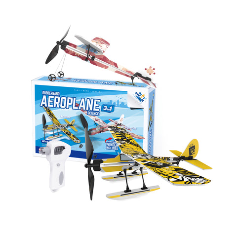 Rubber Band Aeroplane Science 3 in 1