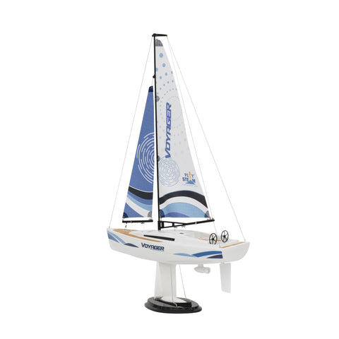 VOYAGER 280 2.4GHz RC Motor Powered Sailboat - BLUE