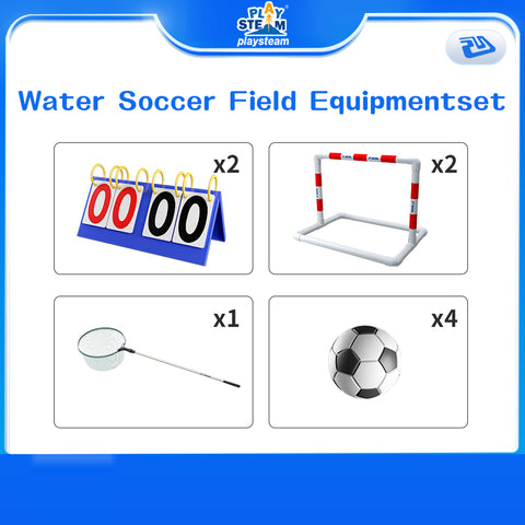 PLAYSTEM Water Soccer Field Equipment set