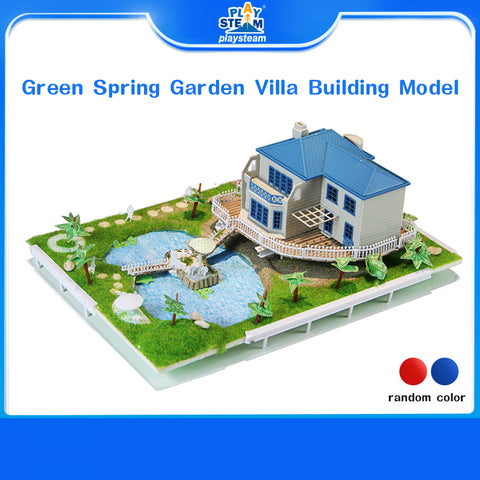 PLAYSTEAM Villa Garden II Construction Model Kits