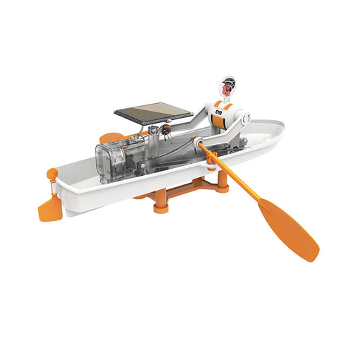 Dual Power Solar Rowboat