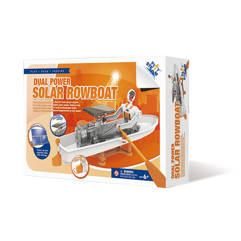 Dual Power Solar Rowboat