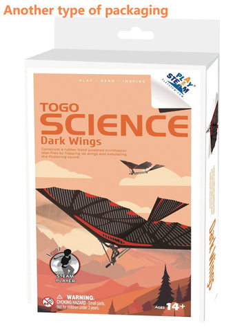 DARK WINGS Rubber Band Ornithopter (carbon fiber)